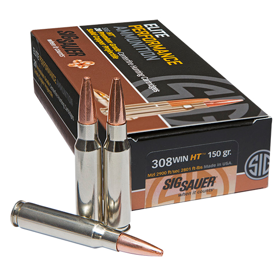 SIG AMMO 308WIN 150GR ELITE HUNTING HT 20/10 - Ammunition